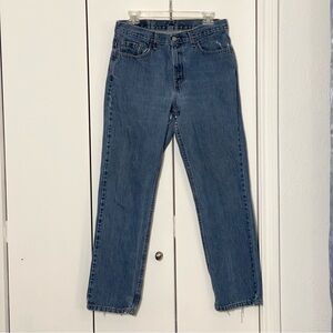 SOLD Vintage 90s Women’s Levi’s 505s Lower Rise Straight Leg Misses 31 32 10 12